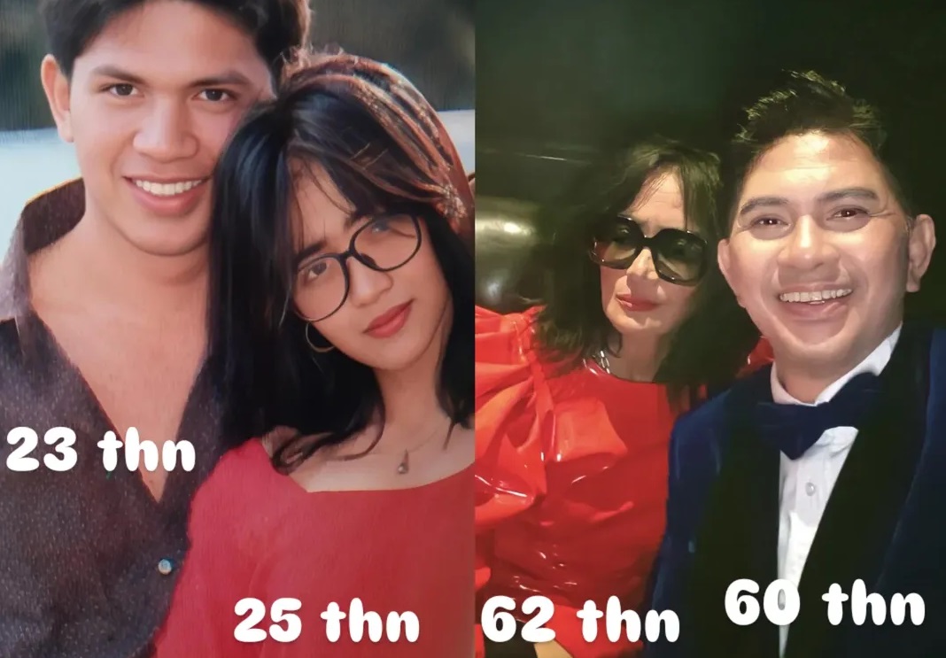Foto kenangan Ronnie Sianturi dan Atiek CB. [Instagram]